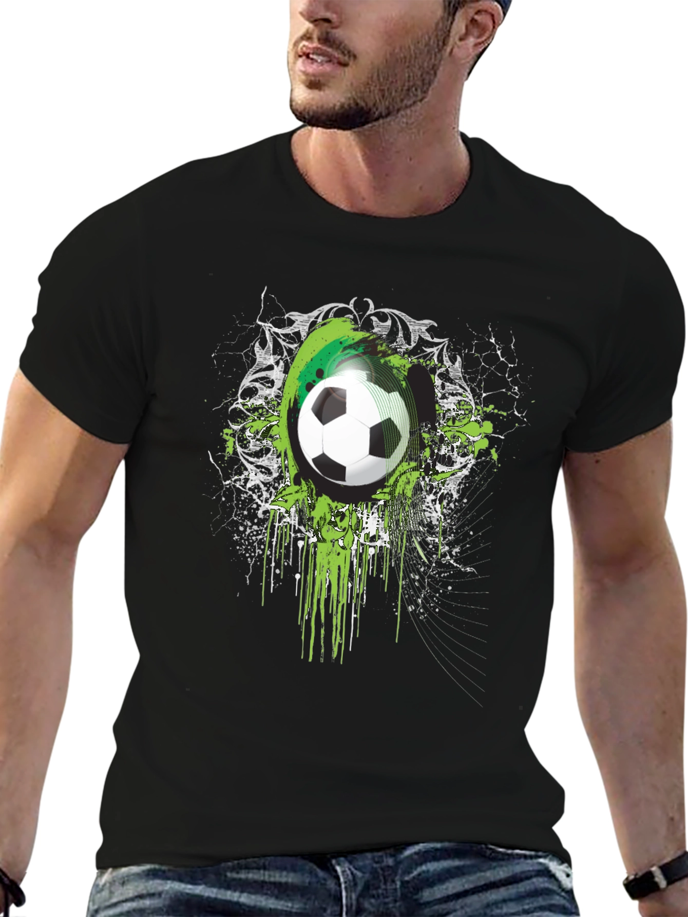 Soccer Splash Graphic T-Shirt
