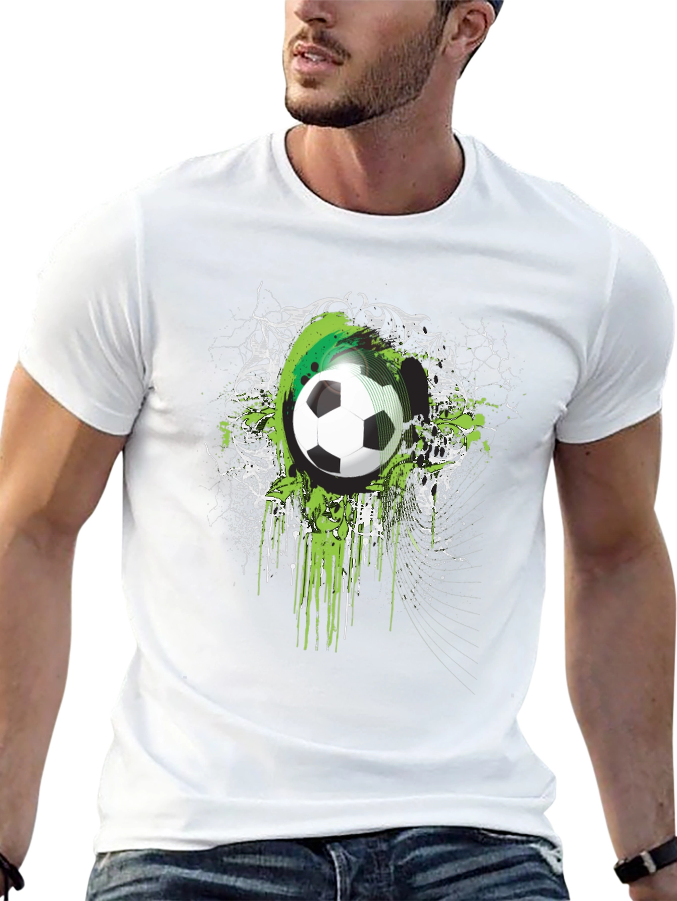 Soccer Splash Graphic T-Shirt