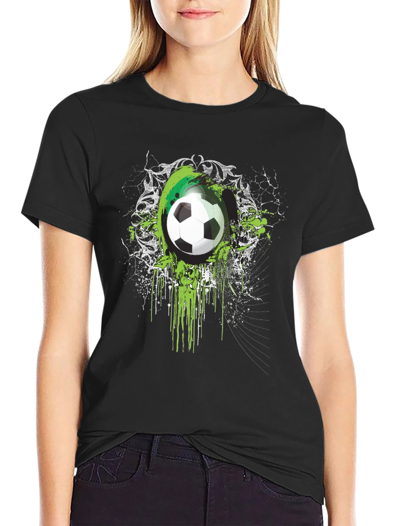 Soccer Splash Graphic T-Shirt