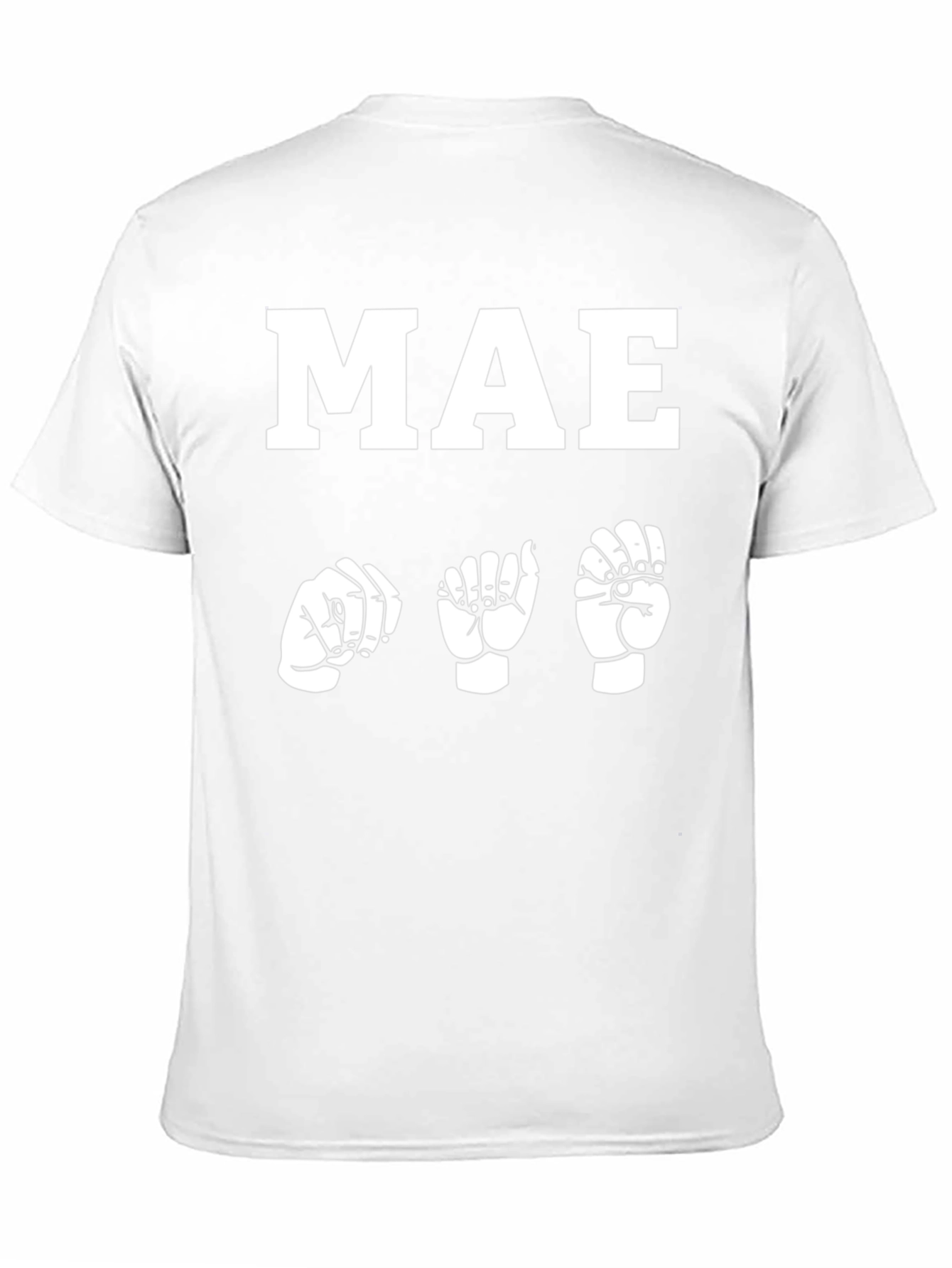 MAE Sign Language T-Shirt - Black