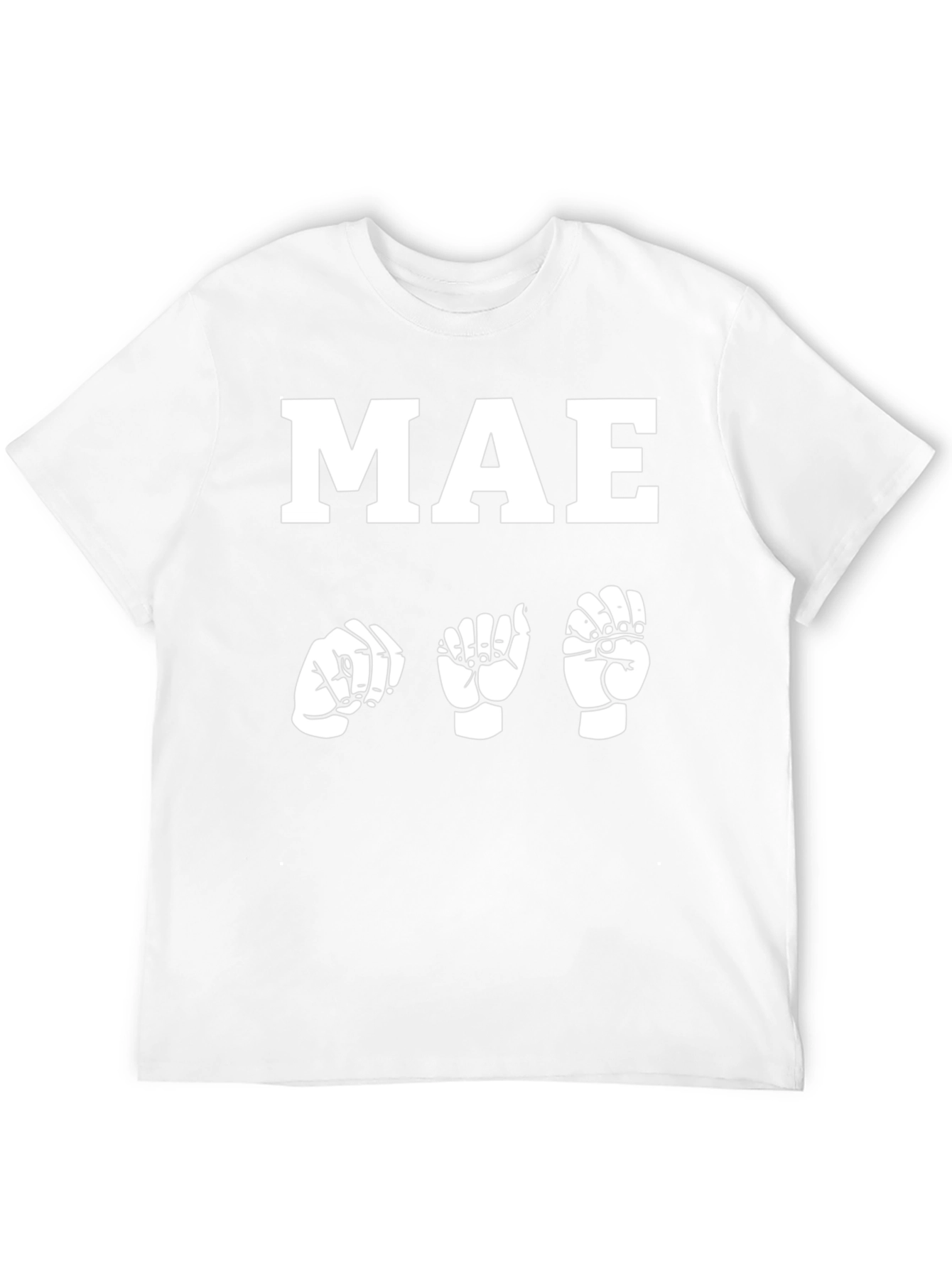 MAE Sign Language T-Shirt - Black