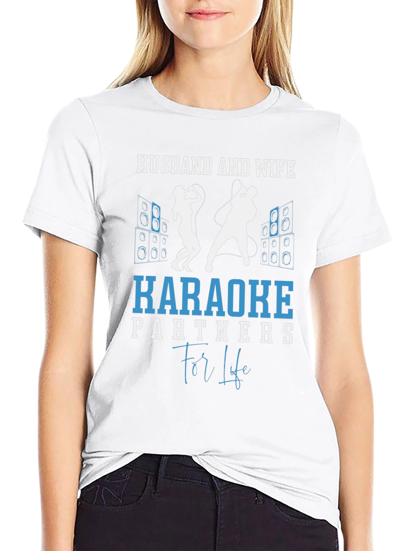 Husband & Wife Karaoke Partners T-Shirt