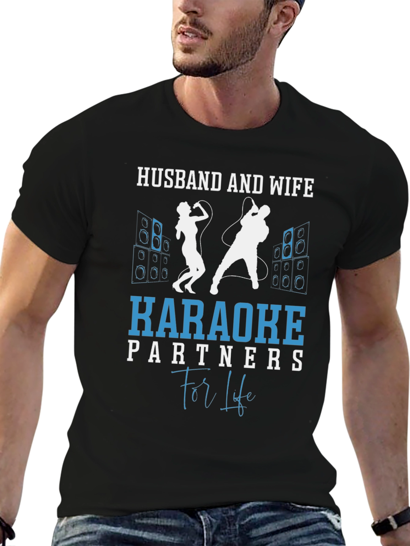 Husband & Wife Karaoke Partners T-Shirt