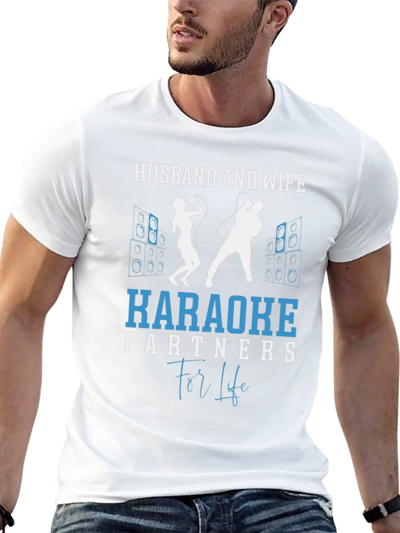 Husband & Wife Karaoke Partners T-Shirt