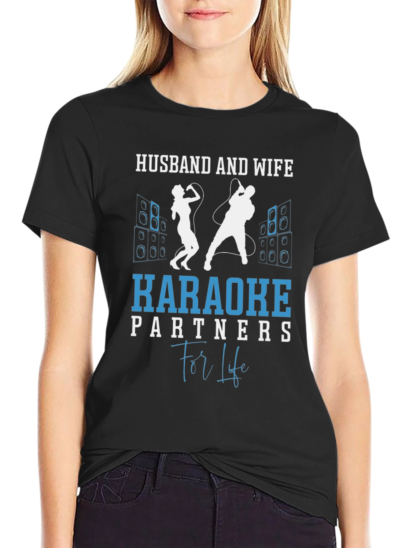 Husband & Wife Karaoke Partners T-Shirt