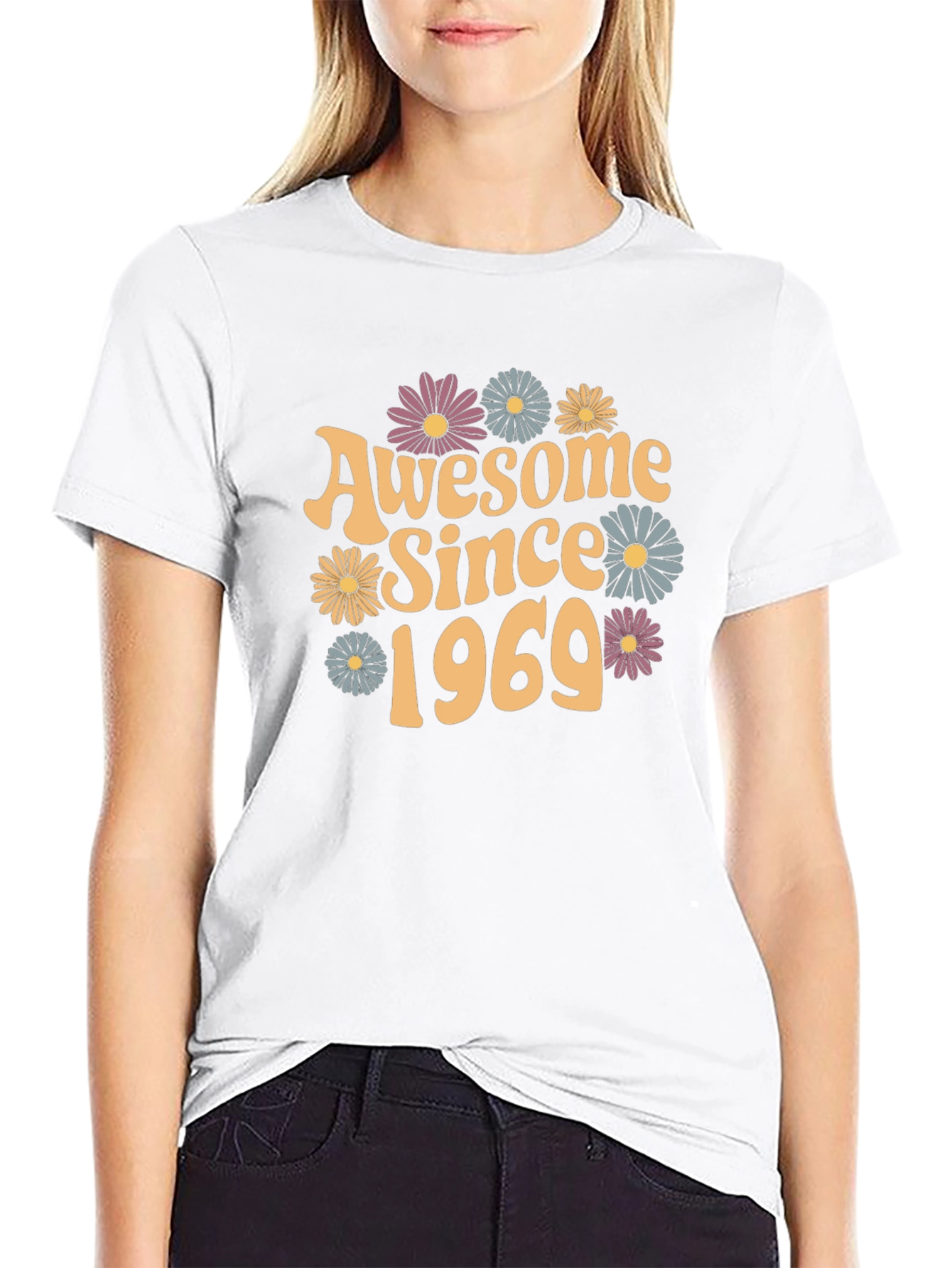 Awesome Since 1969 Black Graphic Tee