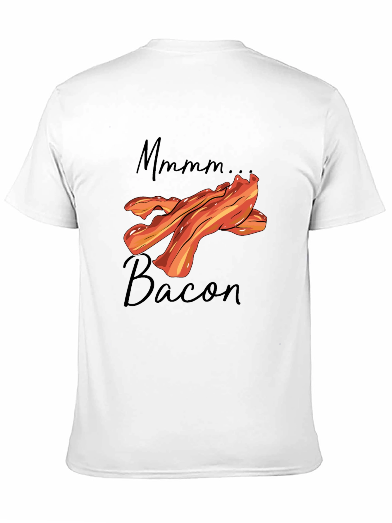Mmmm Bacon Graphic T-Shirt - Black