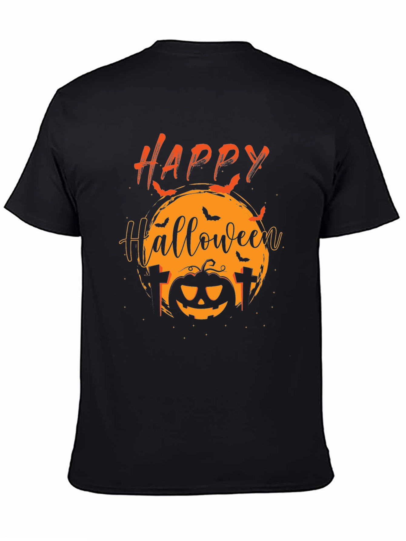Happy Halloween Graphic Tee - Spooky Season Shirt