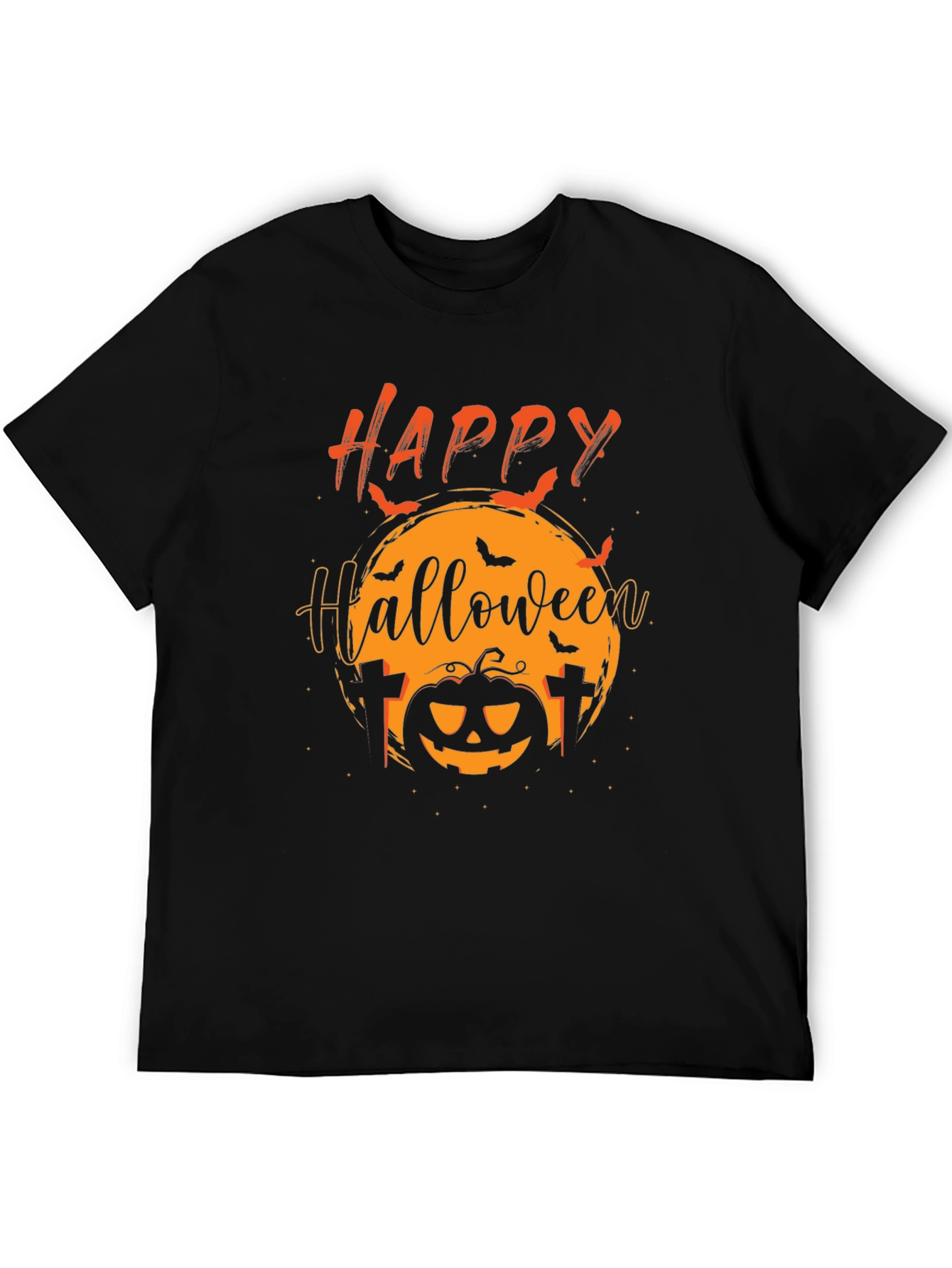 Happy Halloween Graphic Tee - Spooky Season Shirt