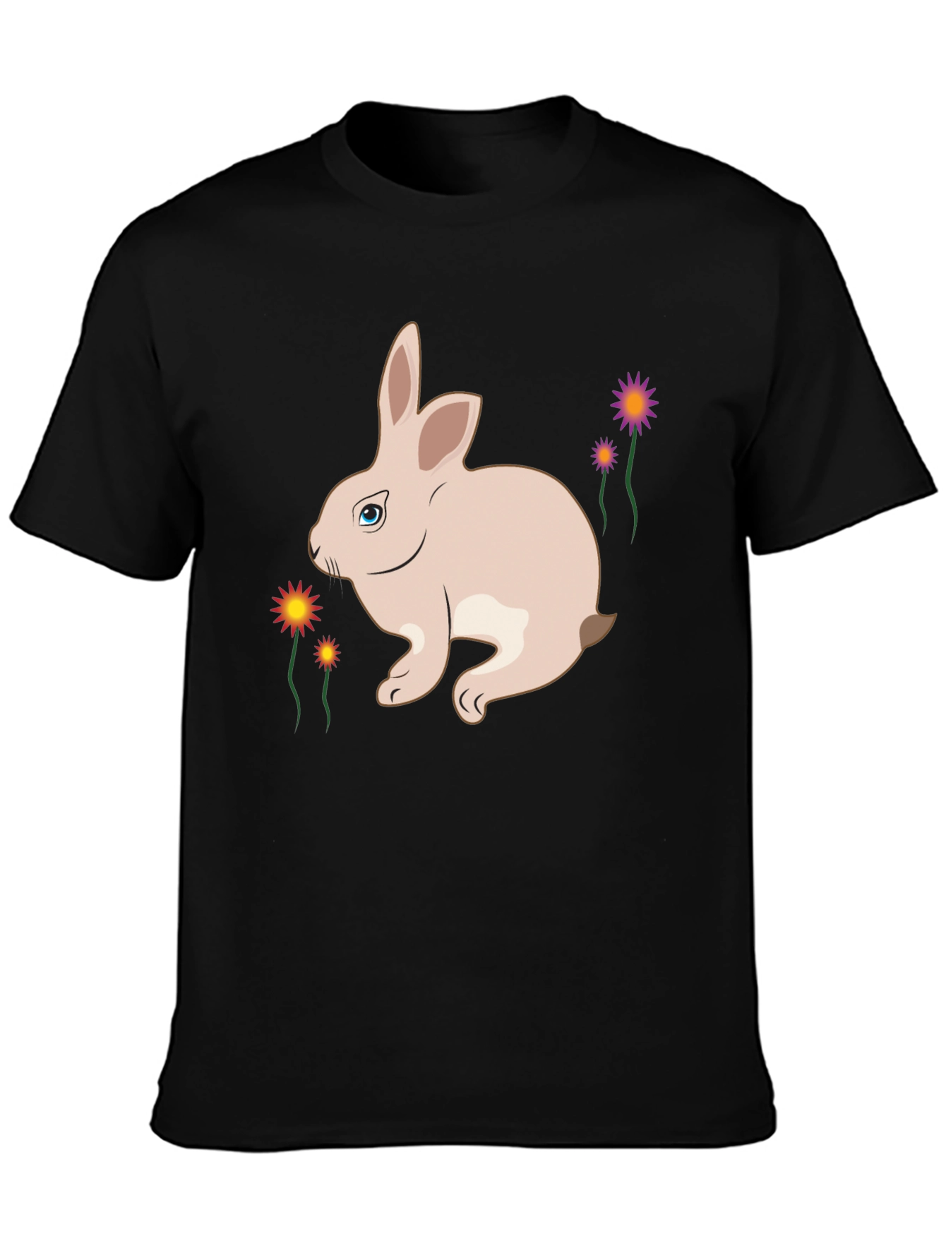 Bunny Graphic Tee - Soft Cotton Comfort