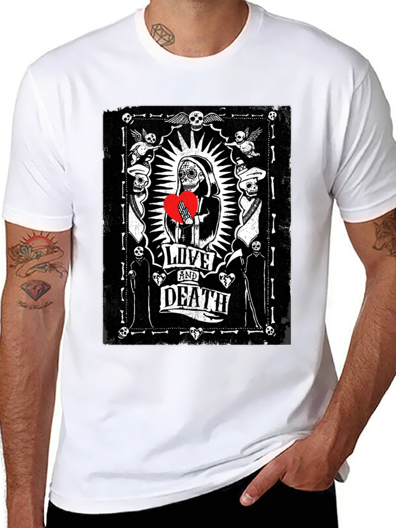 Live and Death Graphic Tee
