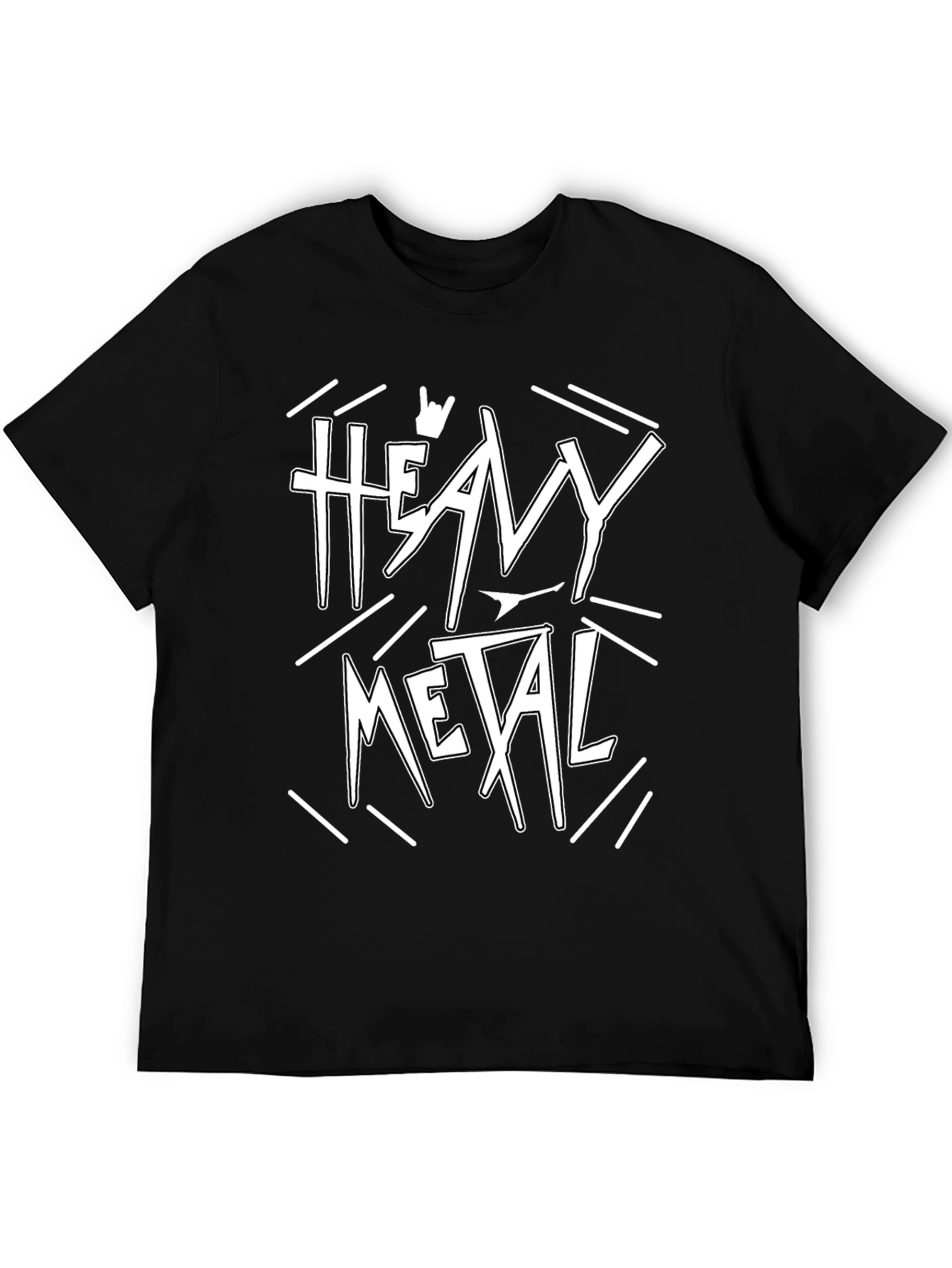 Heavy Metal Graphic Tee - Rock and Roll T-Shirt