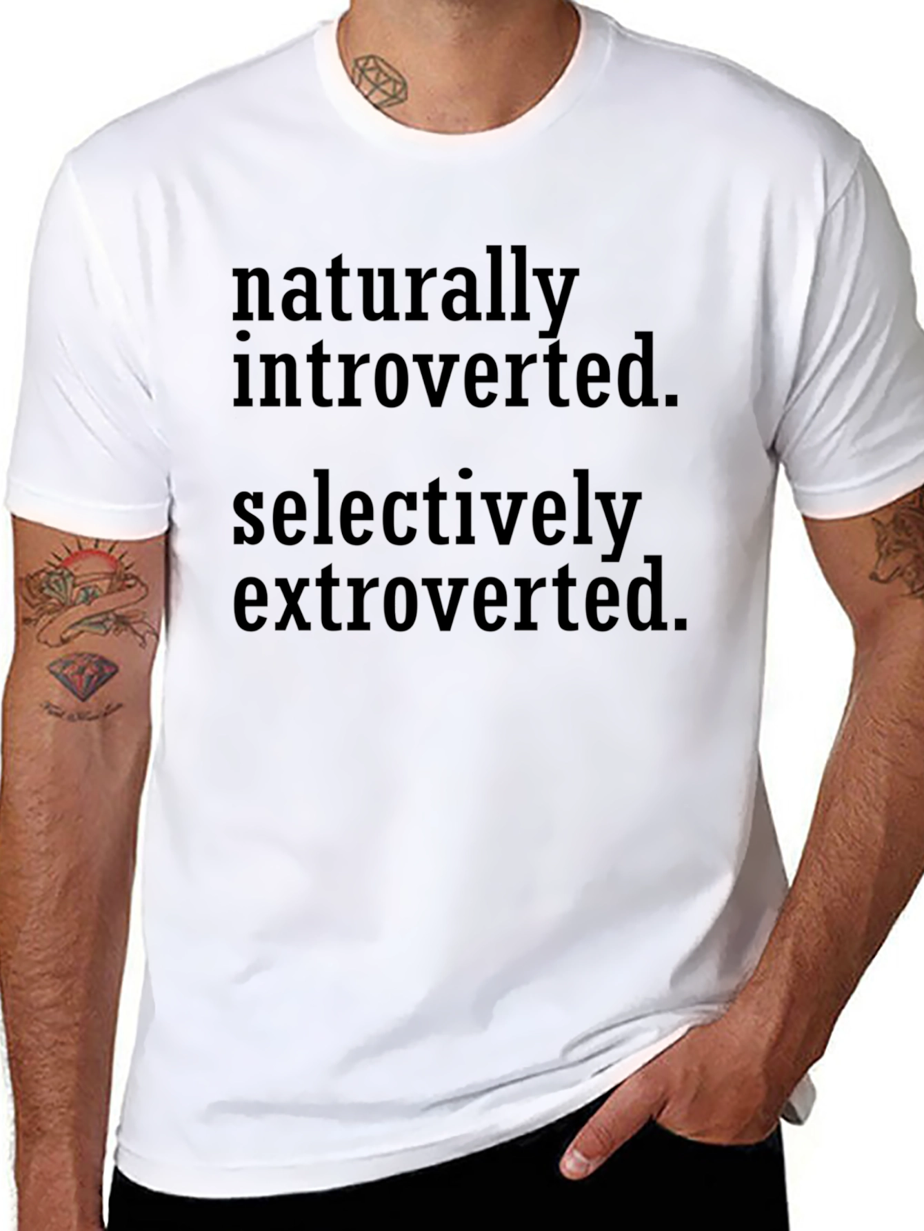 Introverted Extroverted Graphic Tee