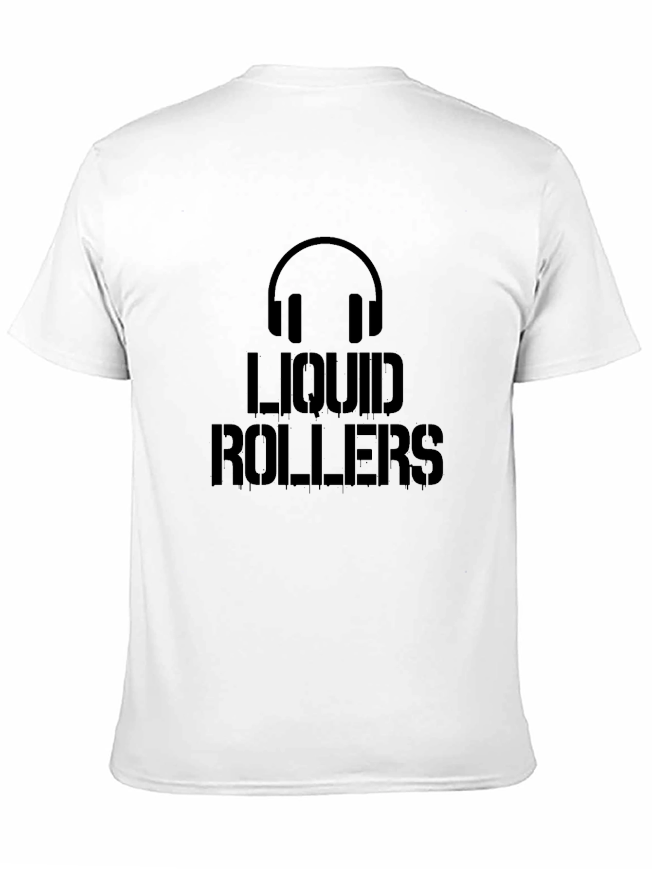Liquid Rollers Graphic Tee - Black Cotton T-Shirt