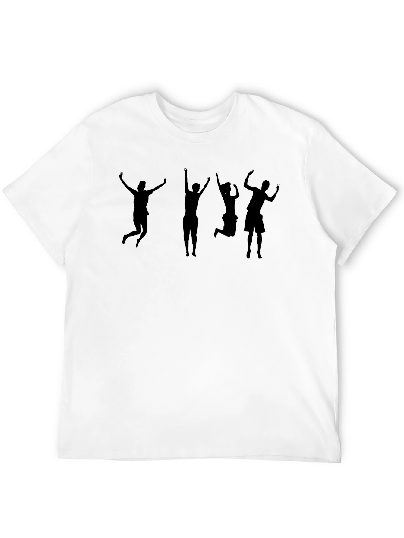 Jumping Silhouette Graphic T-Shirt