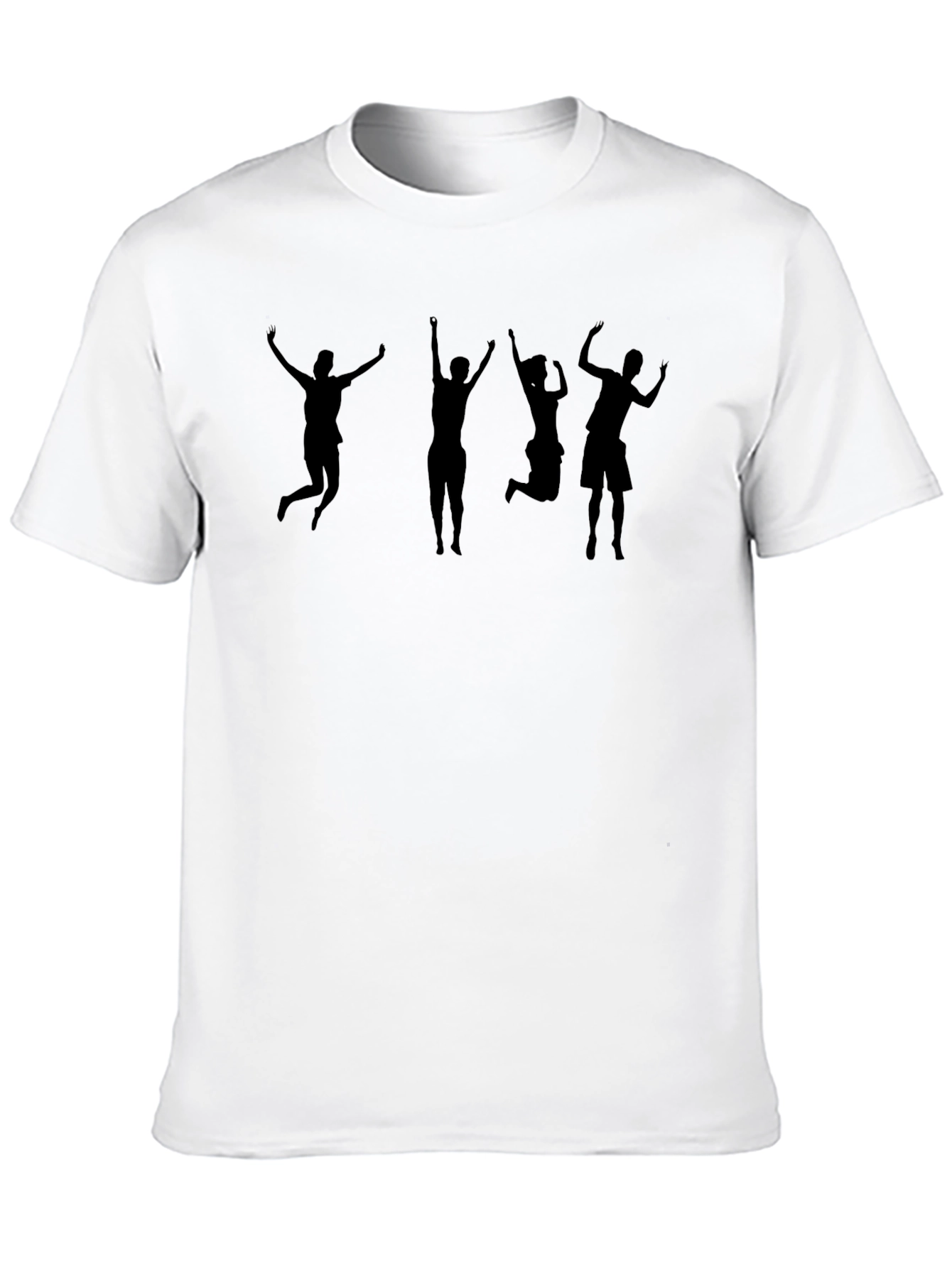 Jumping Silhouette Graphic T-Shirt