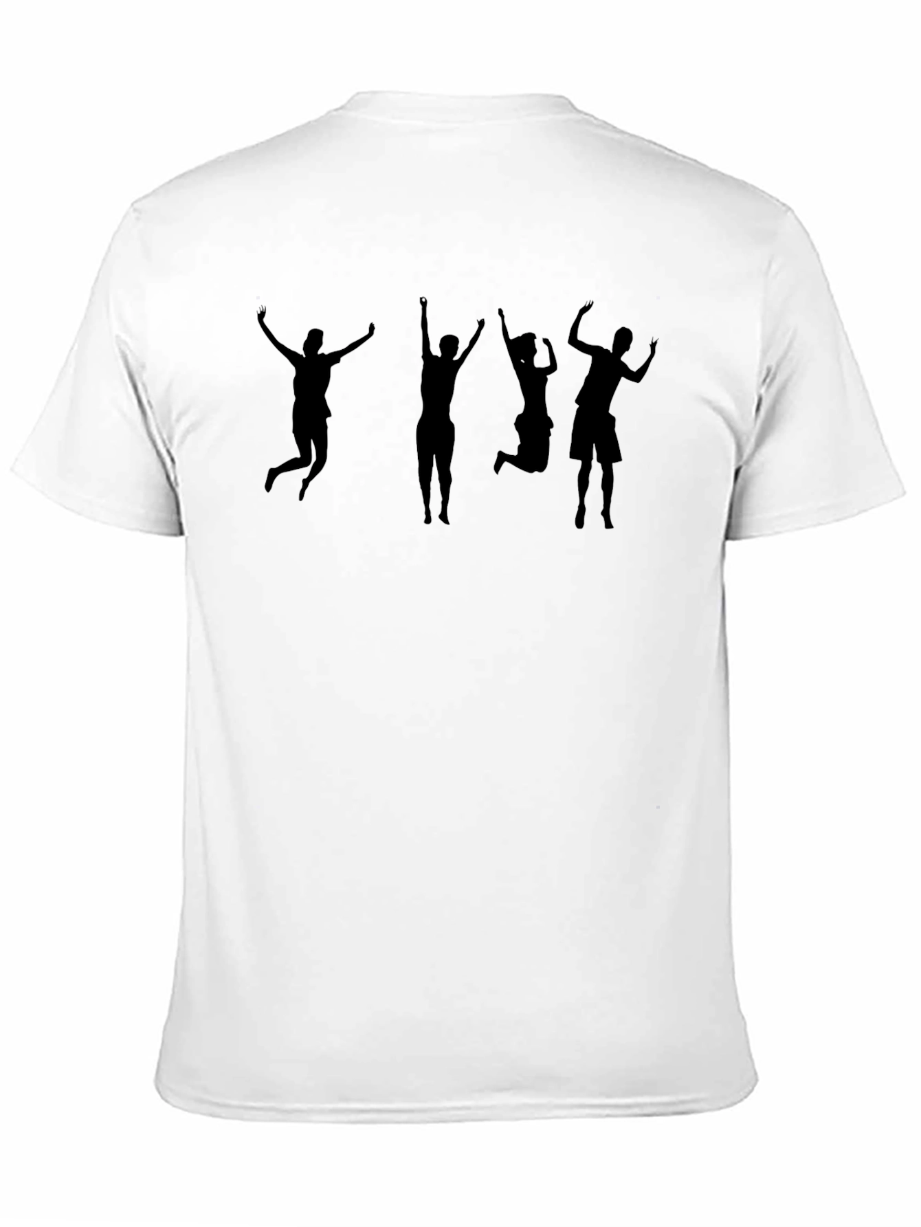 Jumping Silhouette Graphic T-Shirt