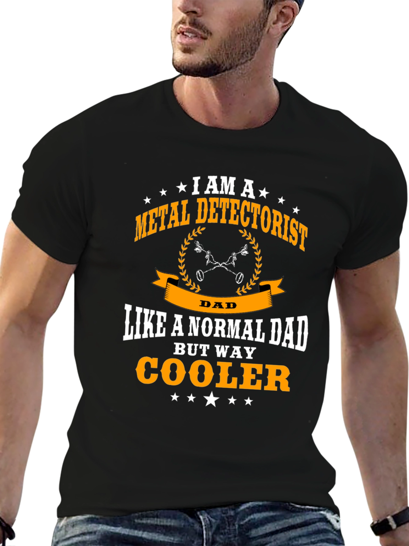Metal Detectorist Dad Graphic Tee