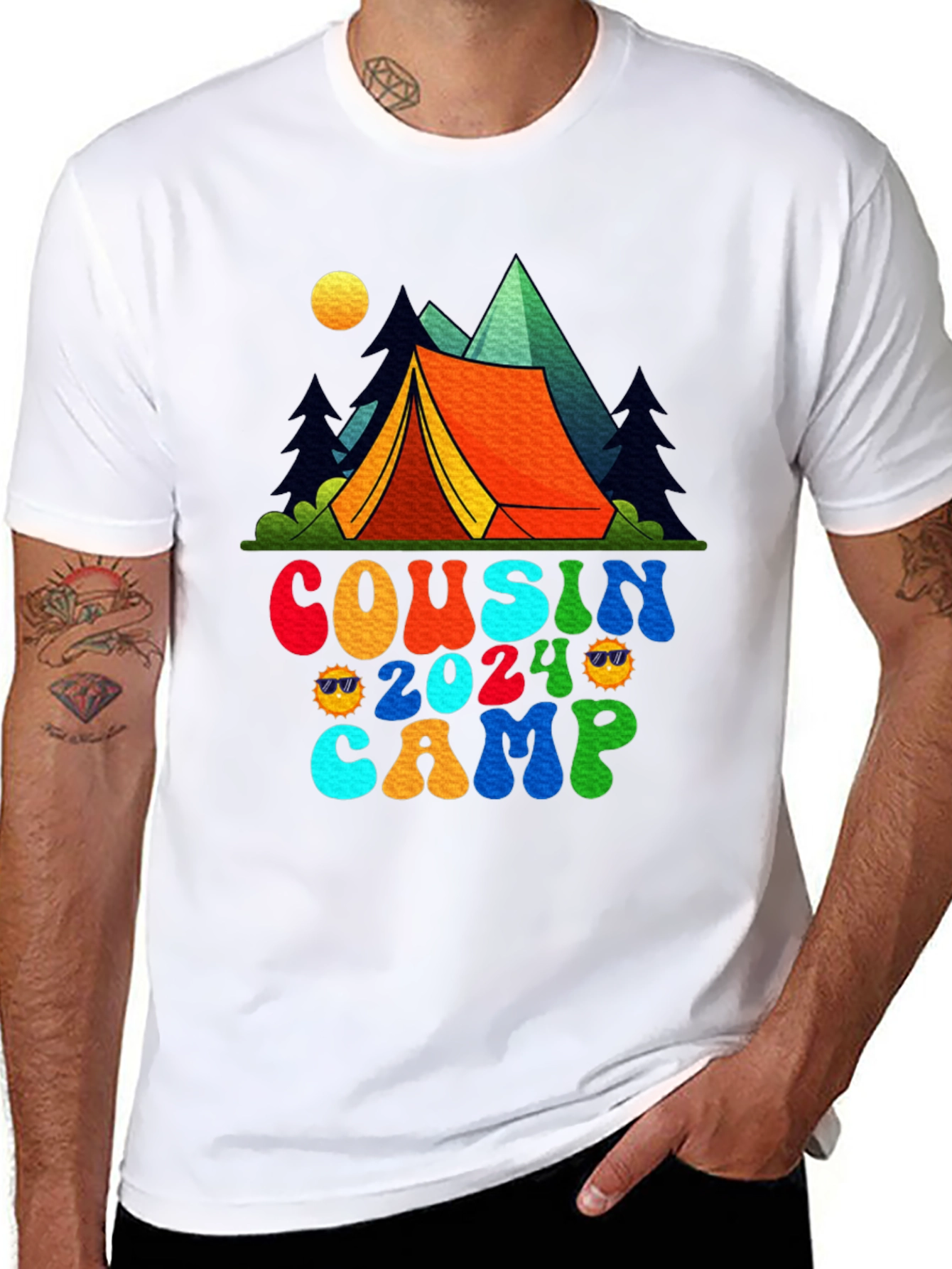 Cousin Camp 2024 Graphic T-Shirt