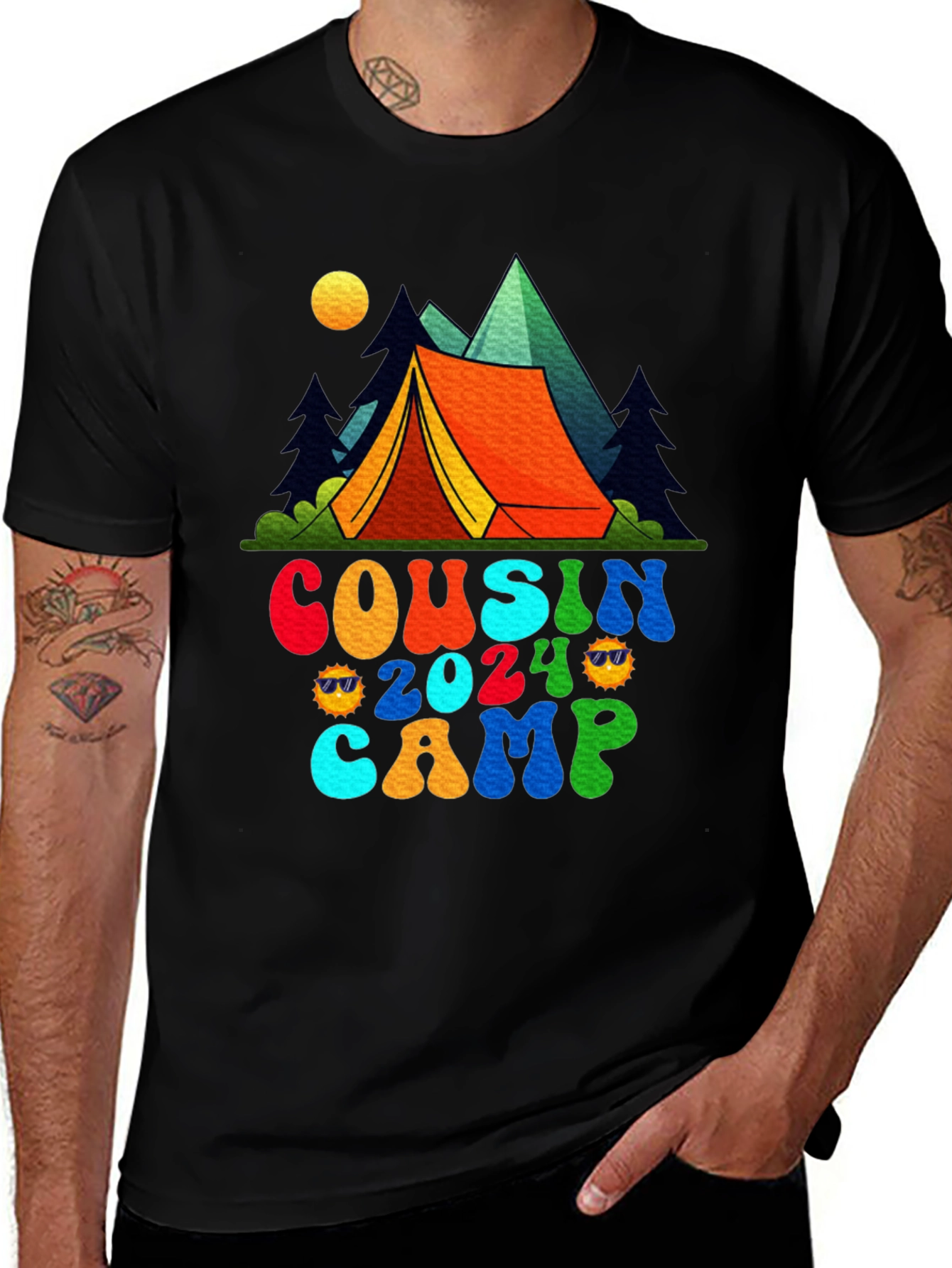 Cousin Camp 2024 Graphic T-Shirt