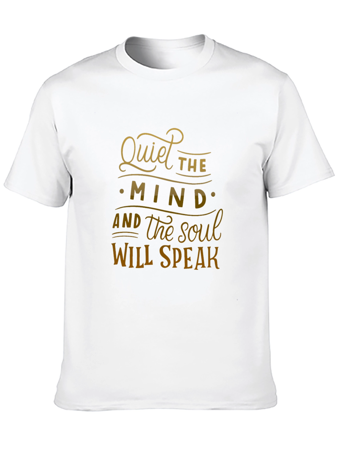 Quiet The Mind Graphic Tee - Black