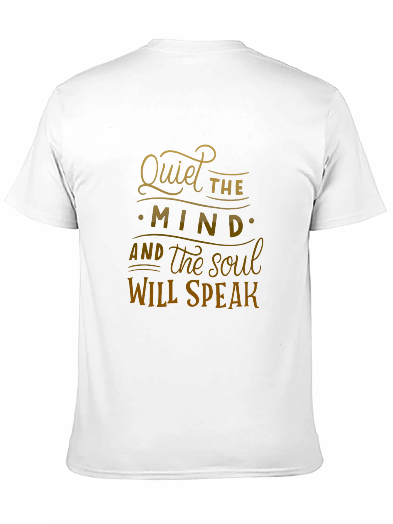 Quiet The Mind Graphic Tee - Black