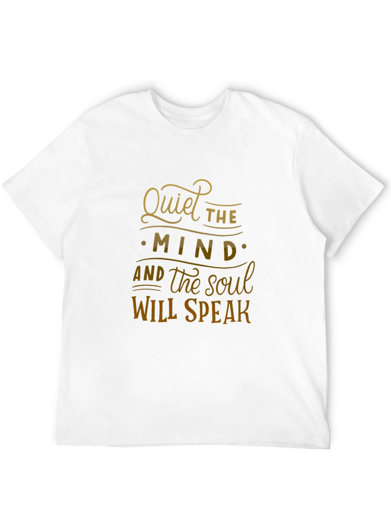 Quiet The Mind Graphic Tee - Black