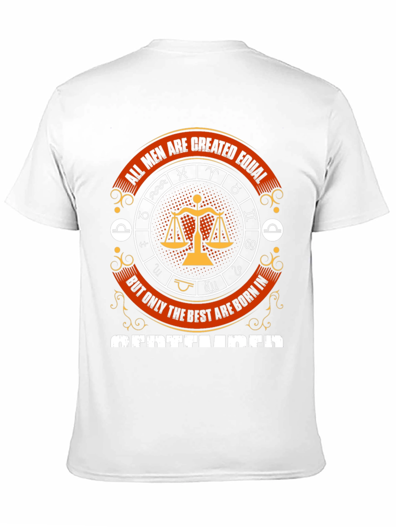 All Men Are Created Equal September Birthday T-Shirt