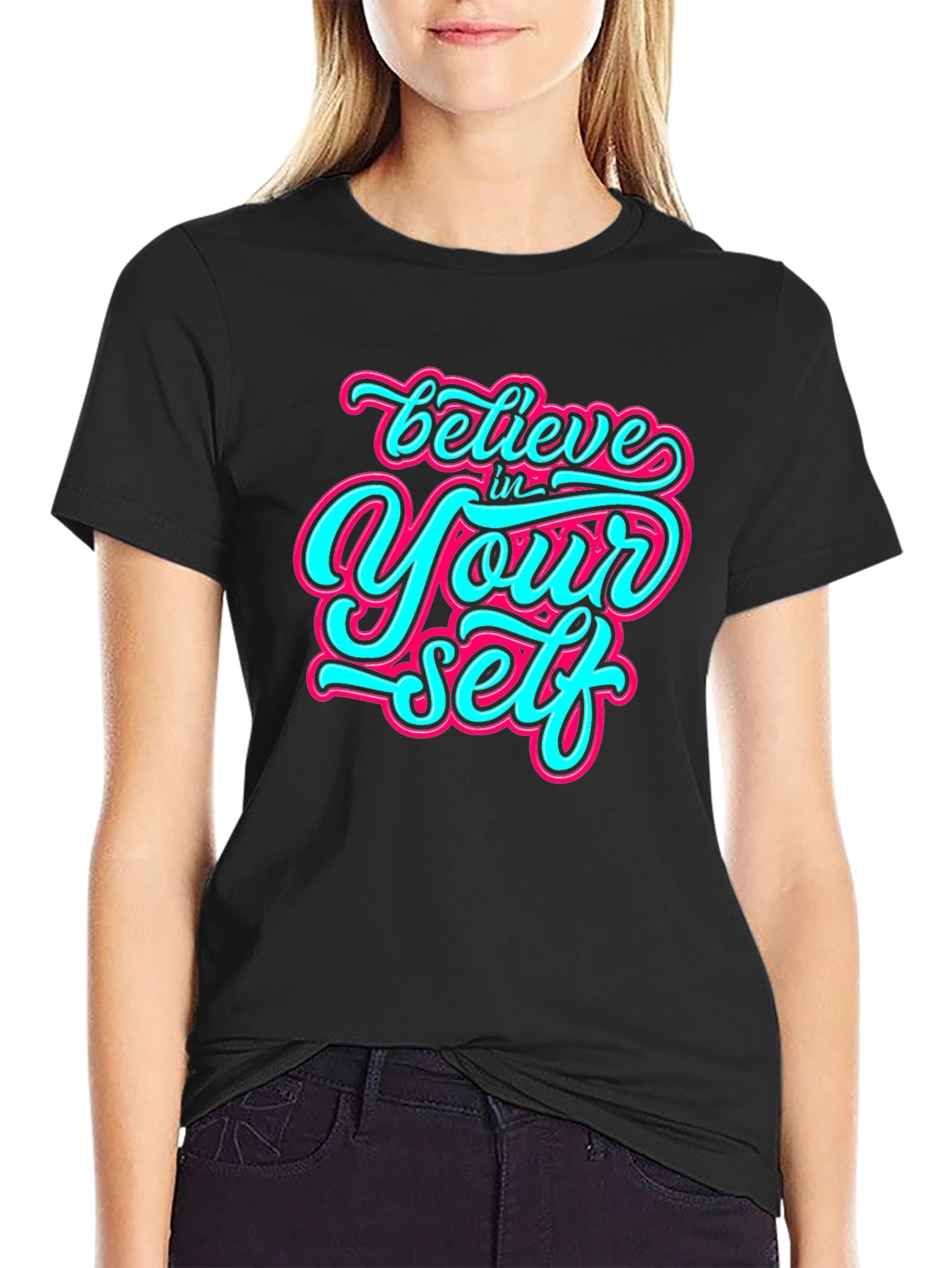 Believe In Yourself Graphic Tee - Inspiring Design