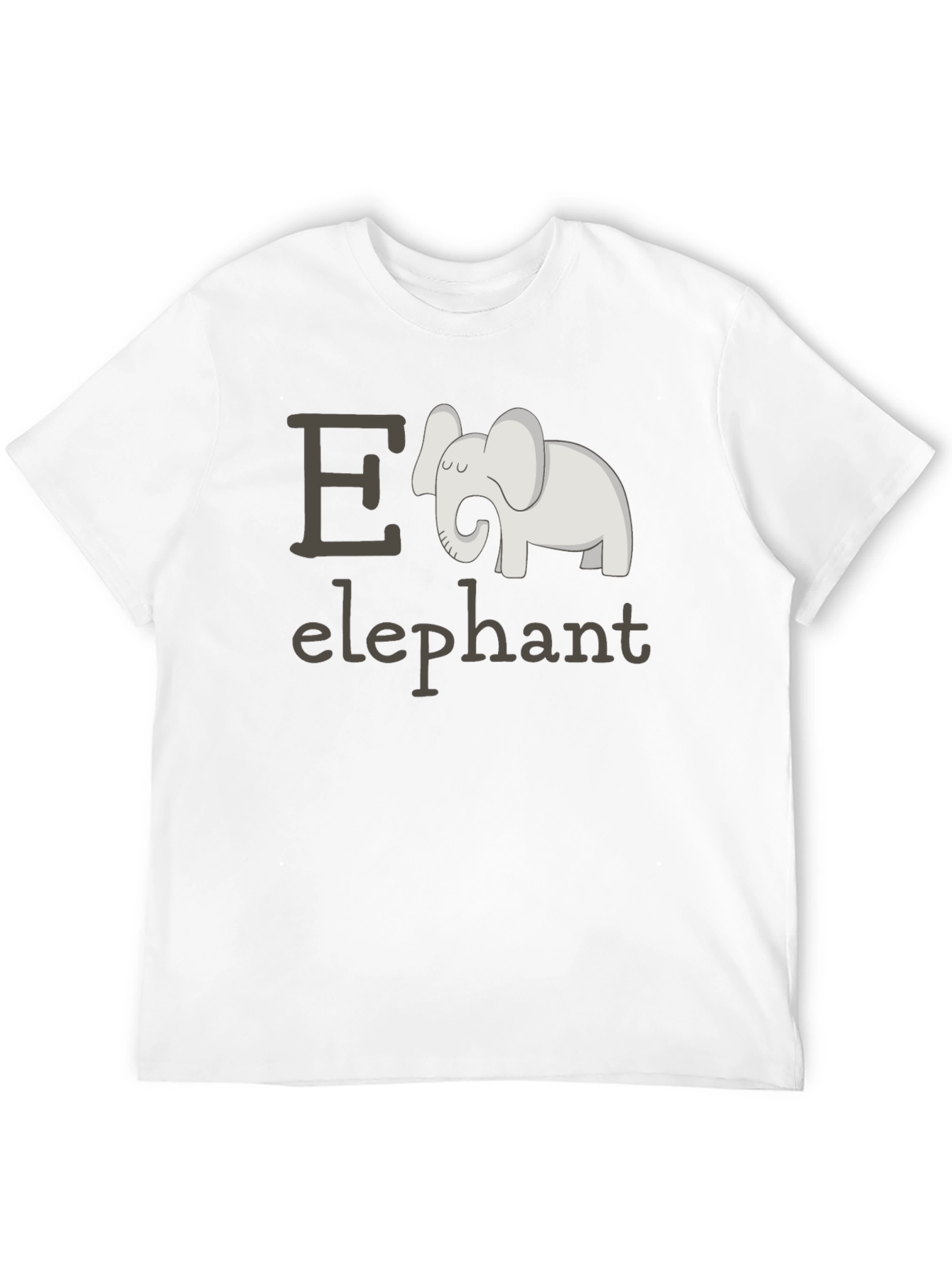 Elephant Alphabet T-Shirt - E is for Elephant