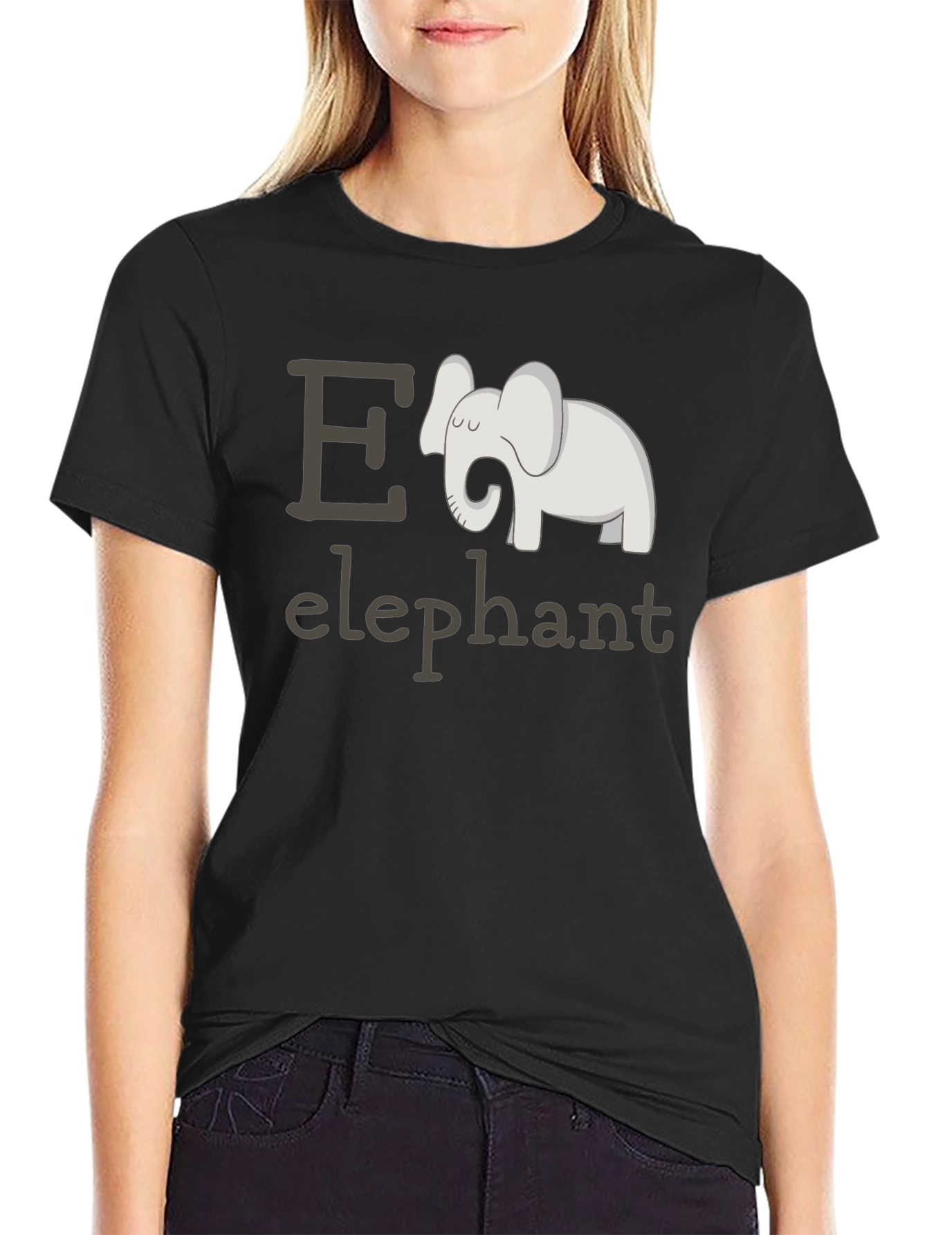 Elephant Alphabet T-Shirt - E is for Elephant