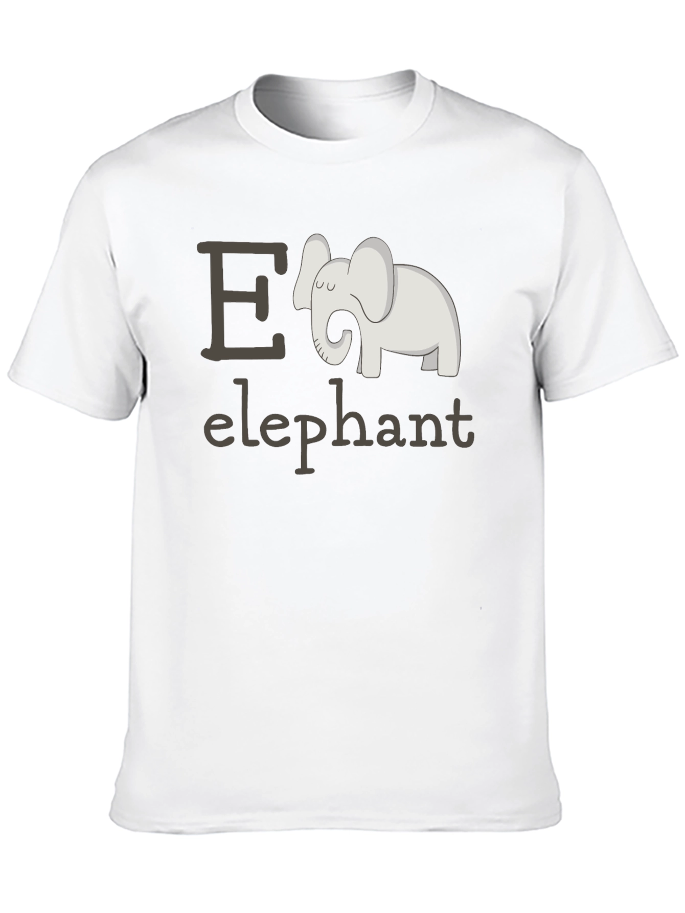 Elephant Alphabet T-Shirt - E is for Elephant