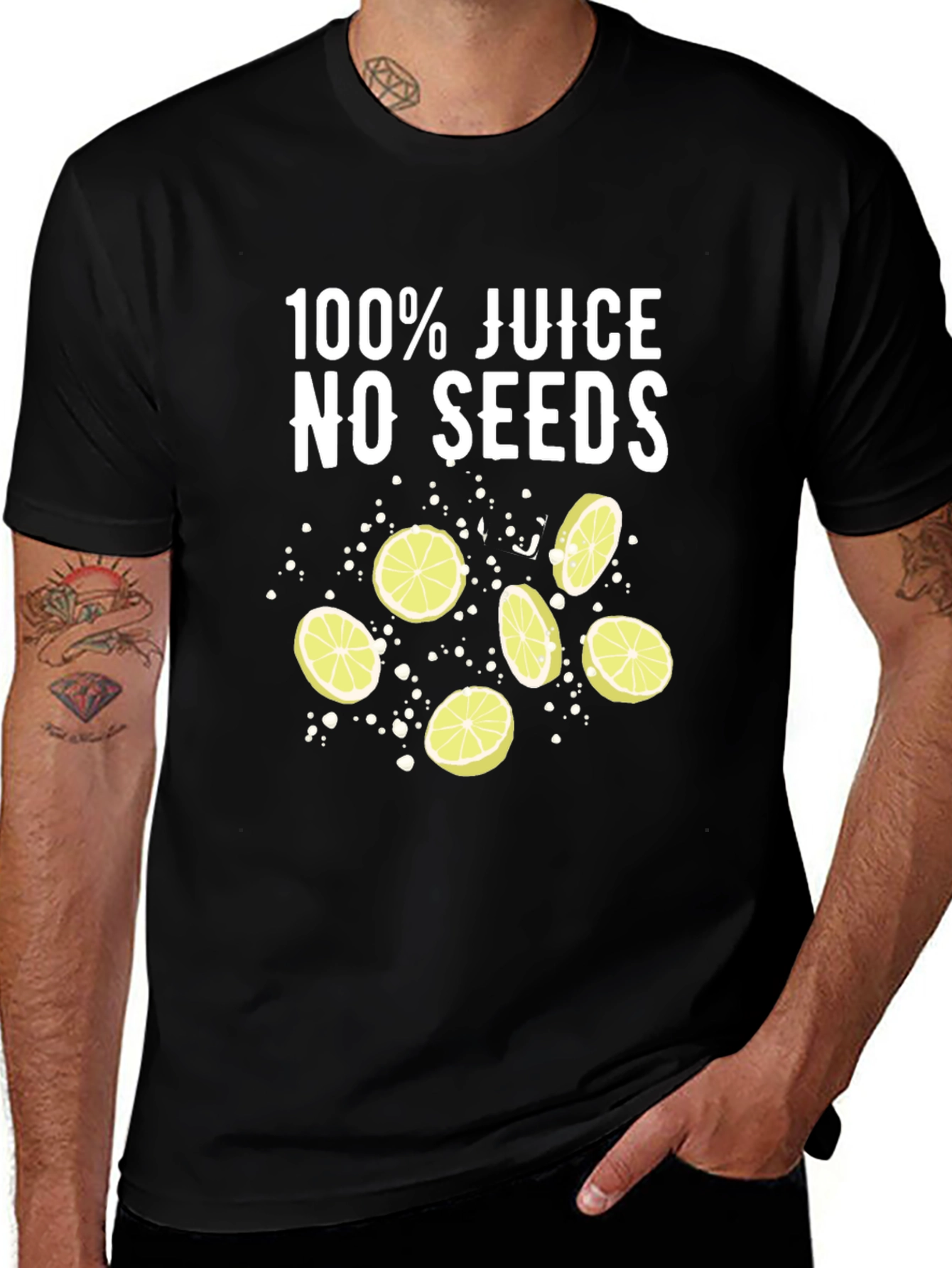 100% Juice No Seeds Graphic Tee