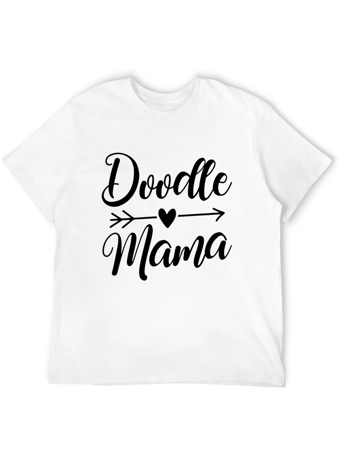 Doodle Mama Black Graphic Tee