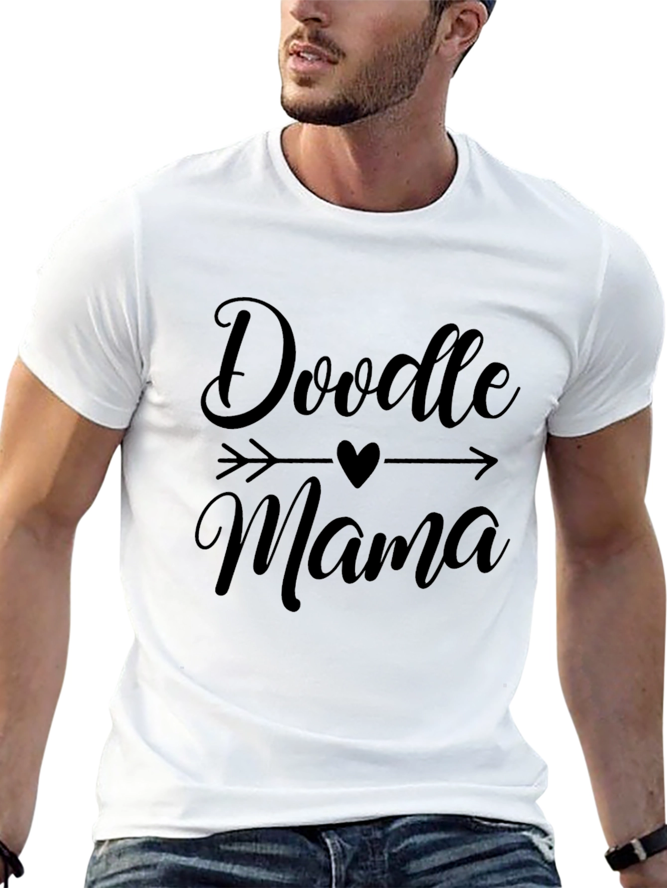 Doodle Mama Black Graphic Tee