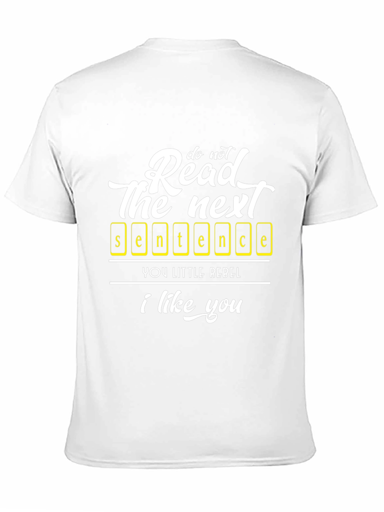 Do Not Read T-Shirt - Funny Graphic Tee
