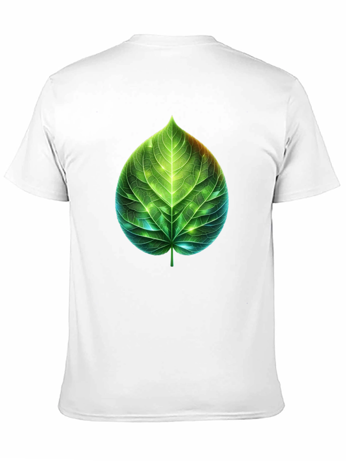 Leaf Design Graphic Tee - Nature Inspired T-Shirt