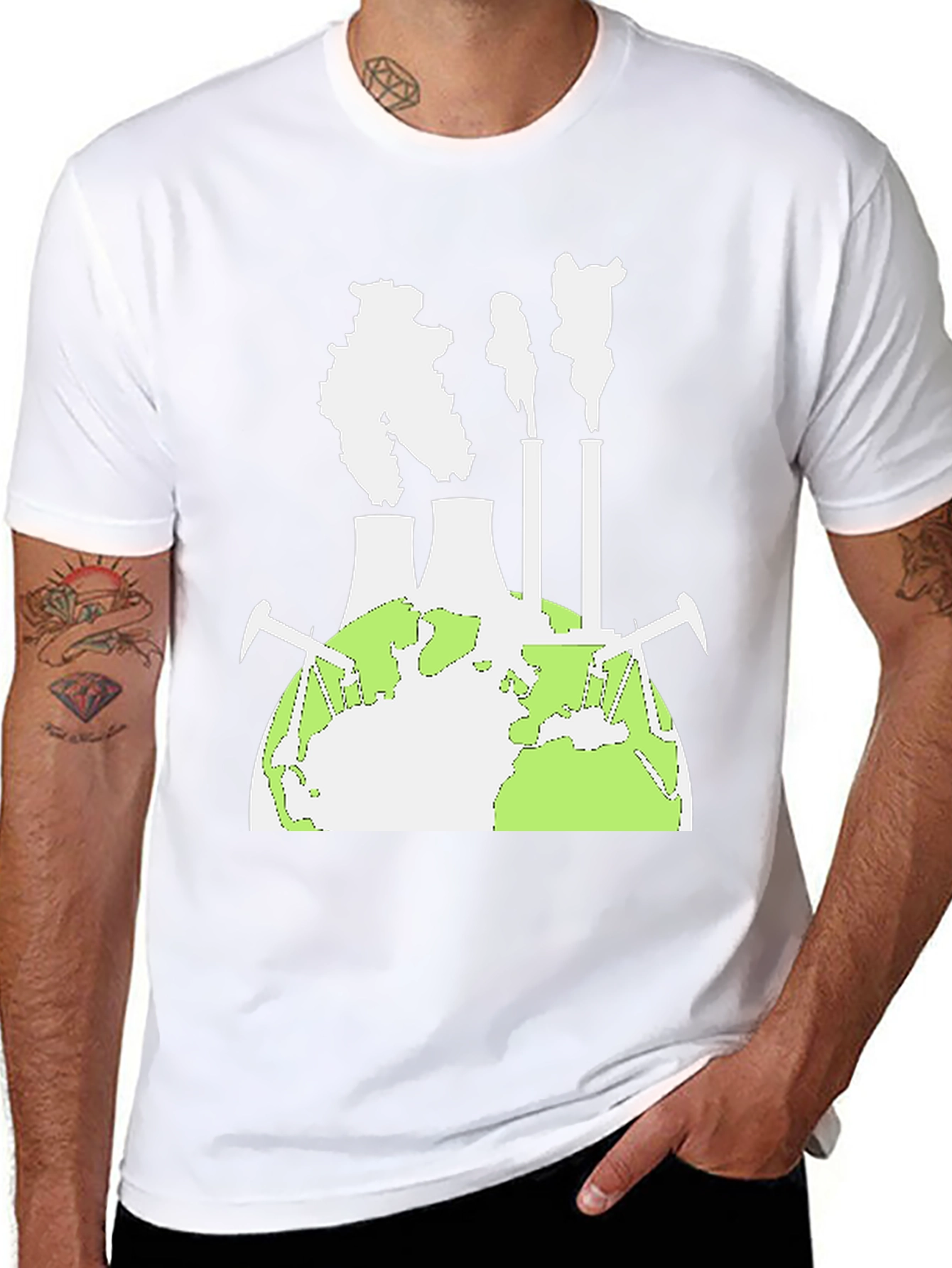 Earth Pollution Graphic Tee