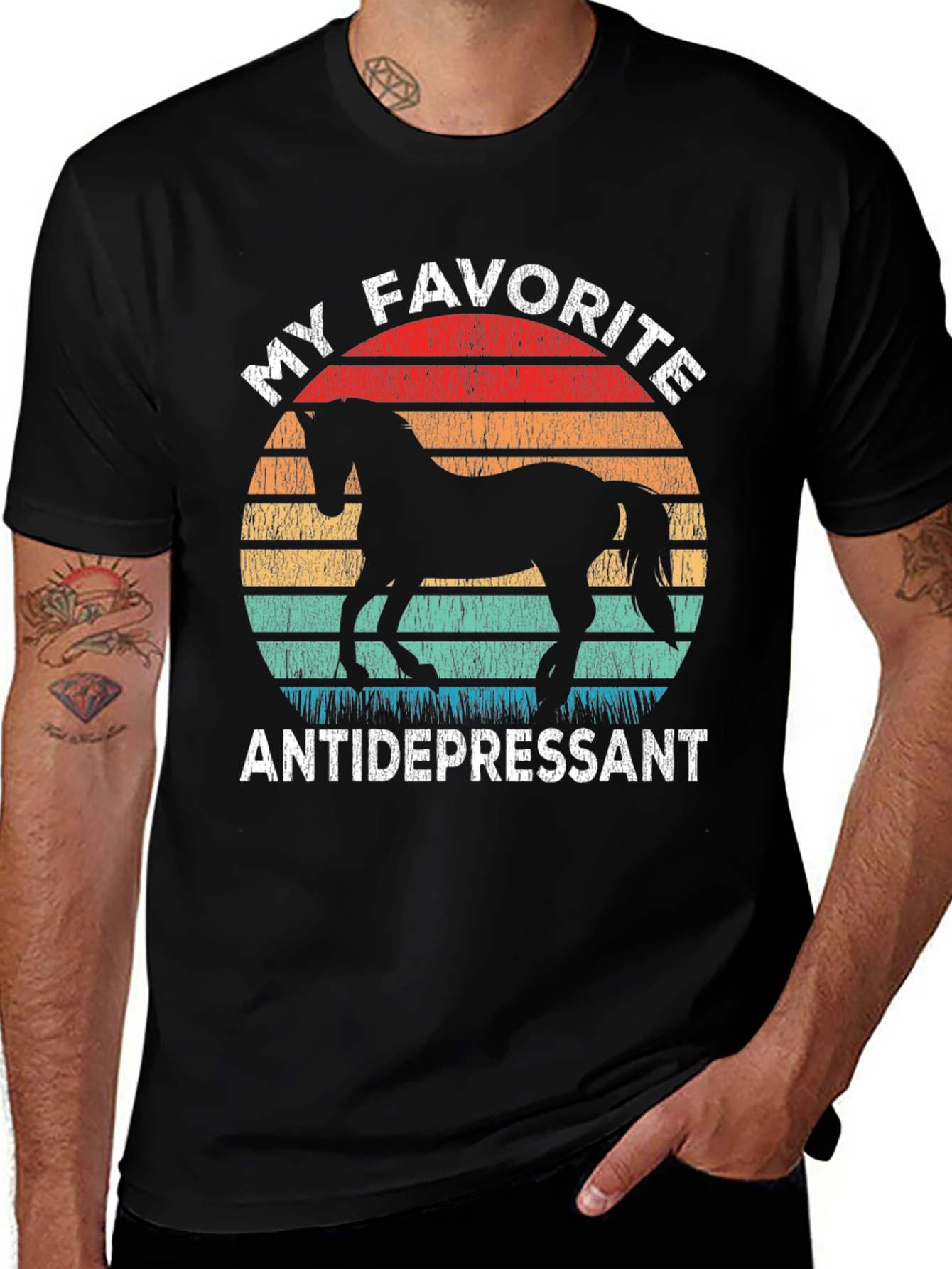 My Favorite Antidepressant Horse T-Shirt