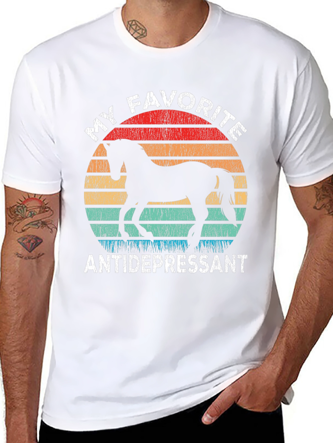My Favorite Antidepressant Horse T-Shirt