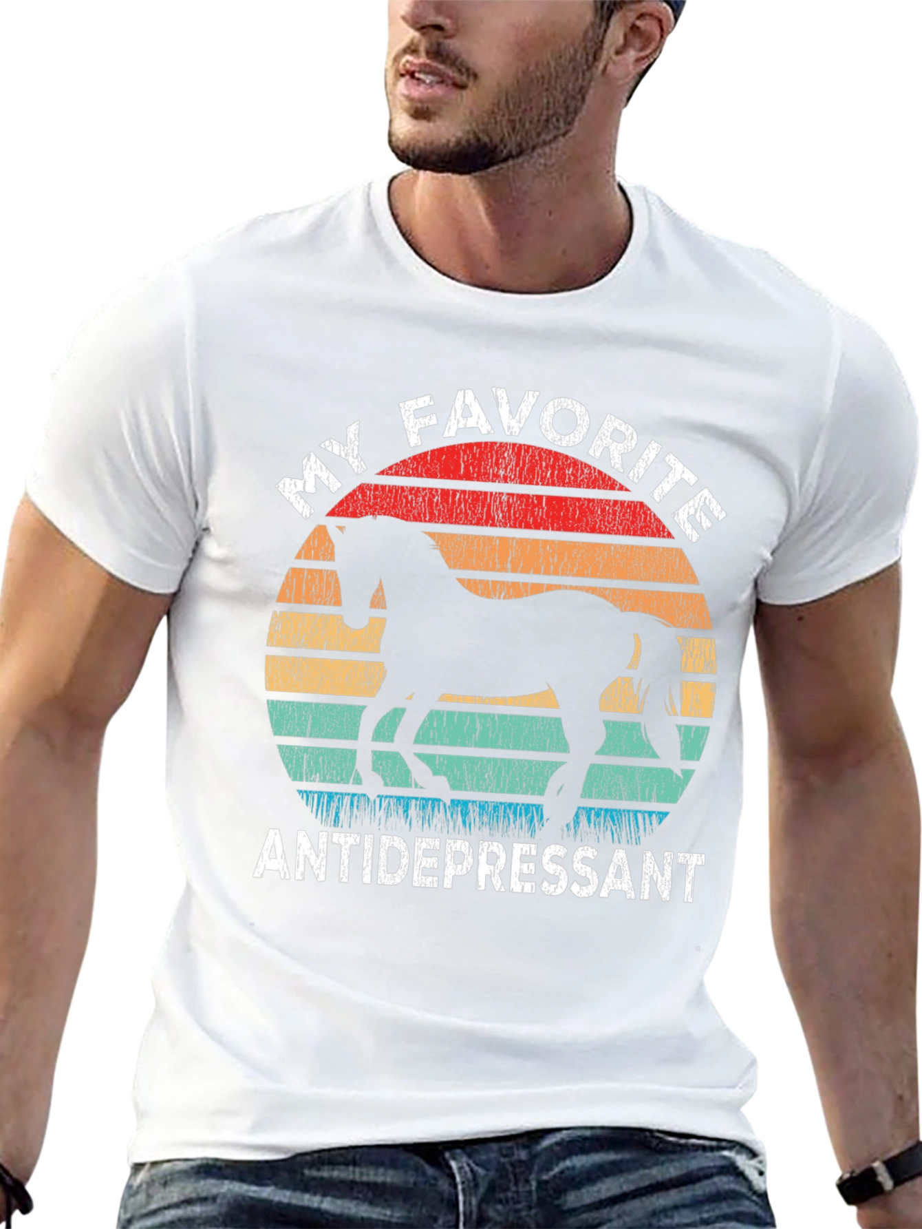 My Favorite Antidepressant Horse T-Shirt