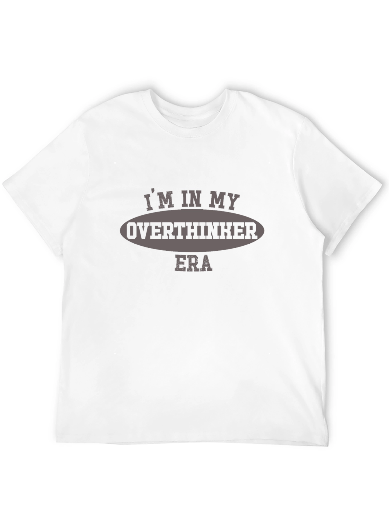 Overthinker Era Graphic Tee - Black T-Shirt