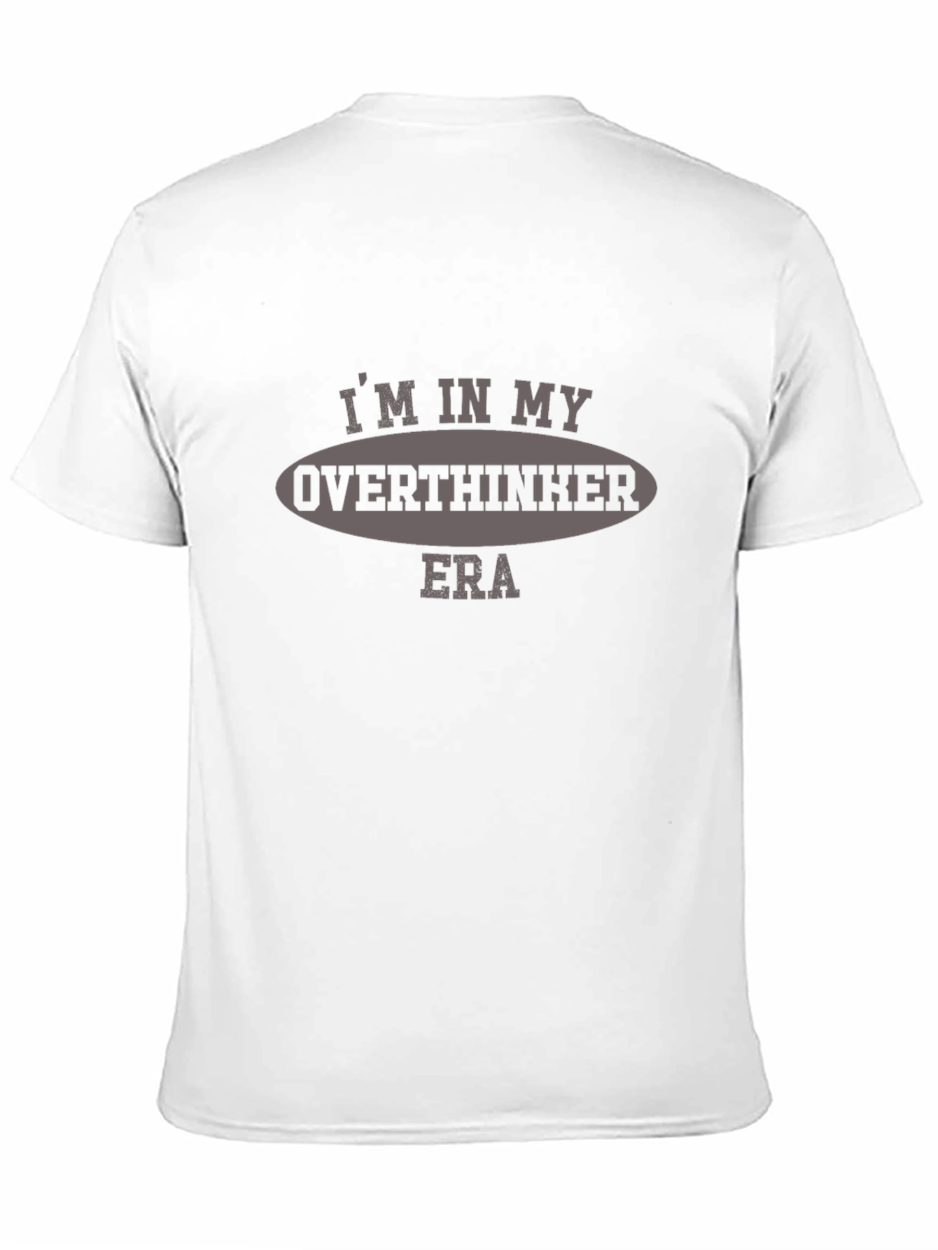Overthinker Era Graphic Tee - Black T-Shirt