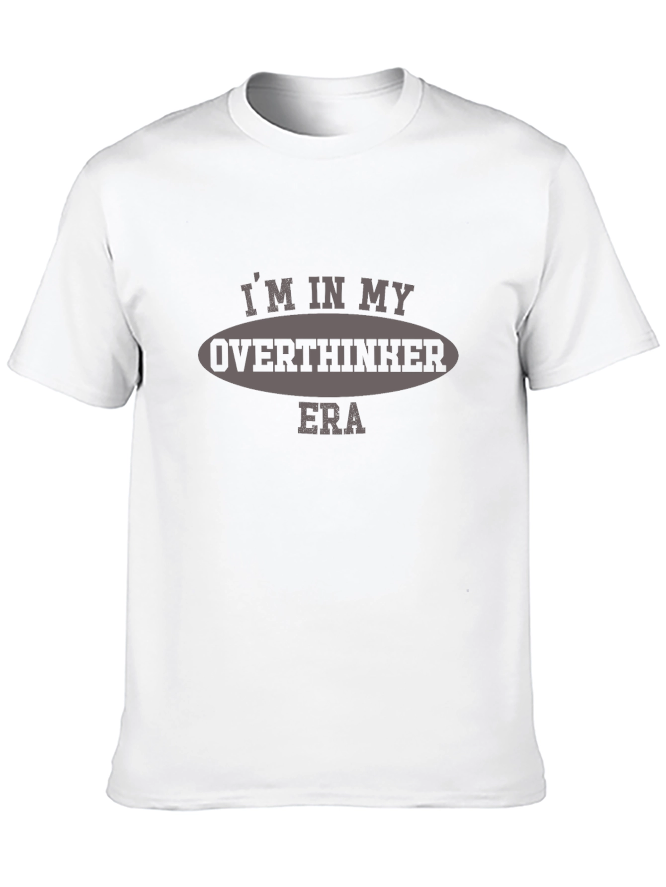 Overthinker Era Graphic Tee - Black T-Shirt