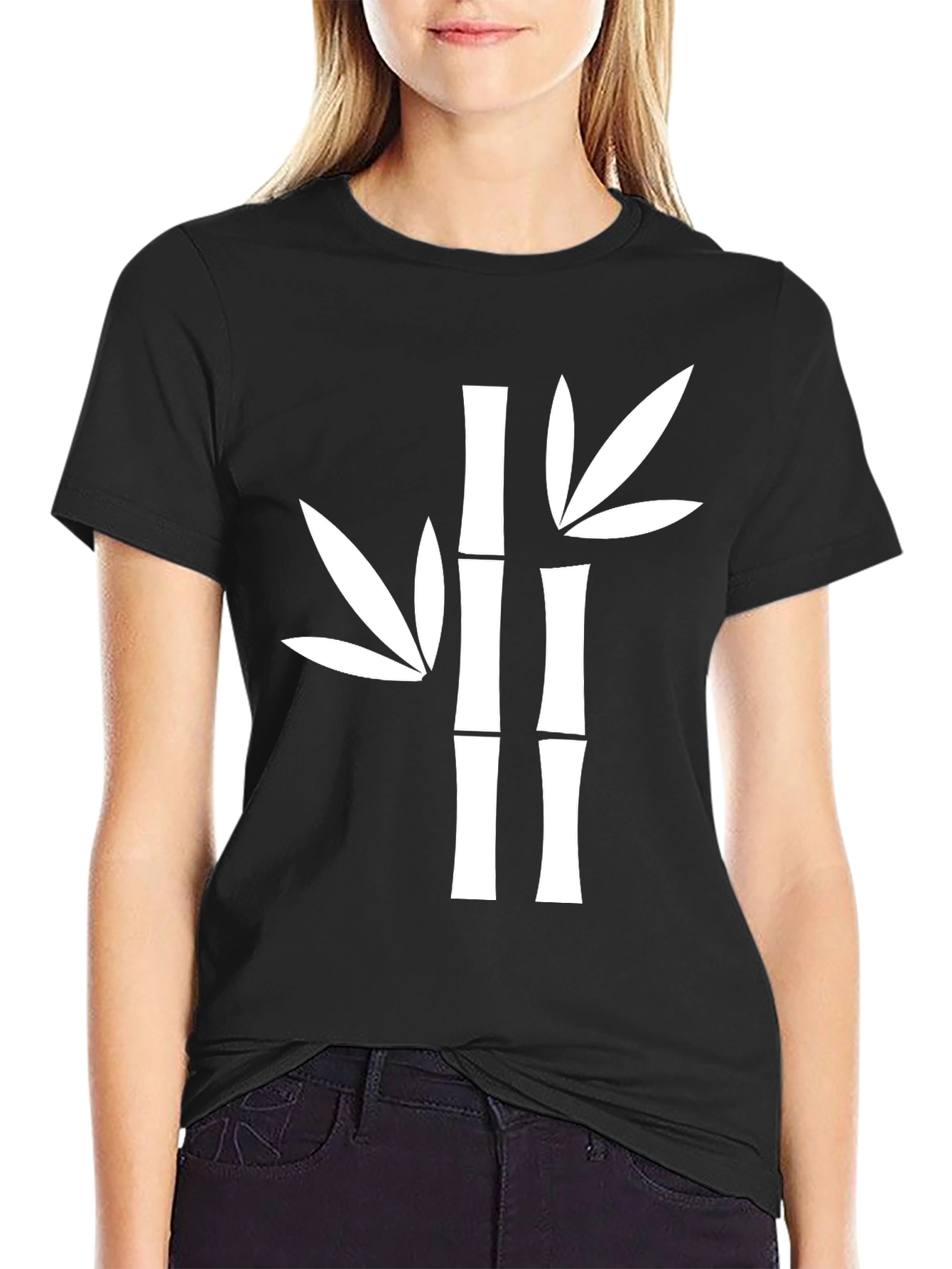 Bamboo Graphic Tee - Soft Cotton Blend