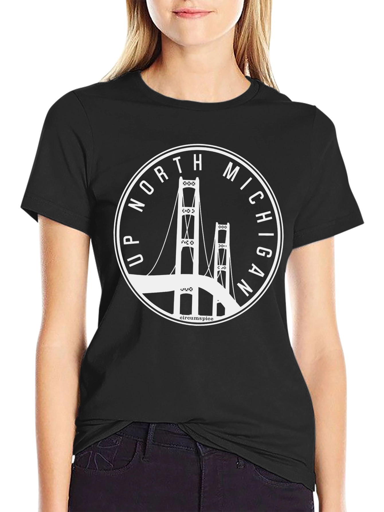 Up North Michigan Mackinac Bridge T-Shirt