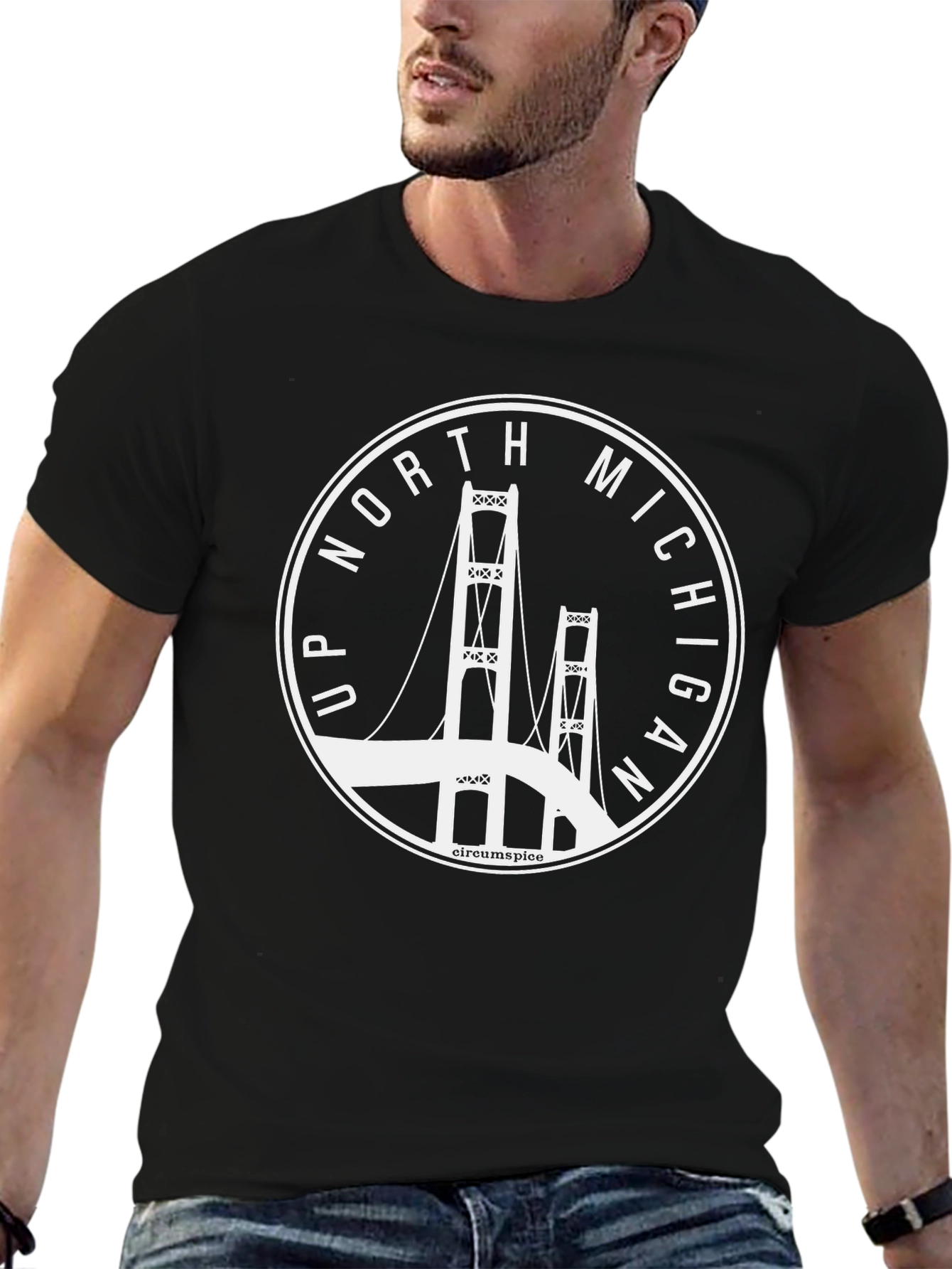 Up North Michigan Mackinac Bridge T-Shirt