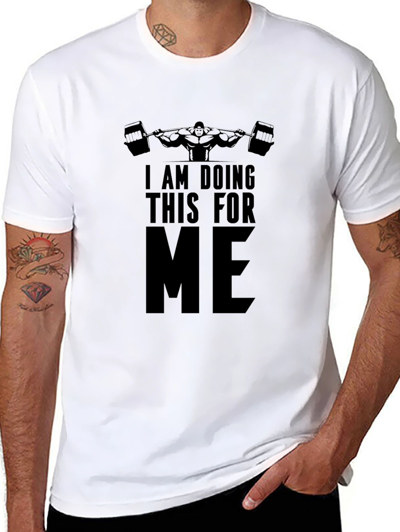 I Am Doing This For Me Gym T-Shirt