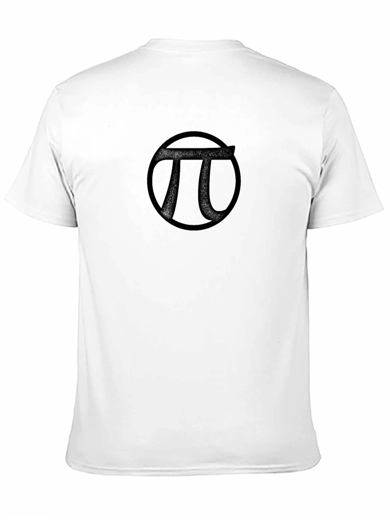 Pi Symbol Black T-Shirt - Stylish Math Tee