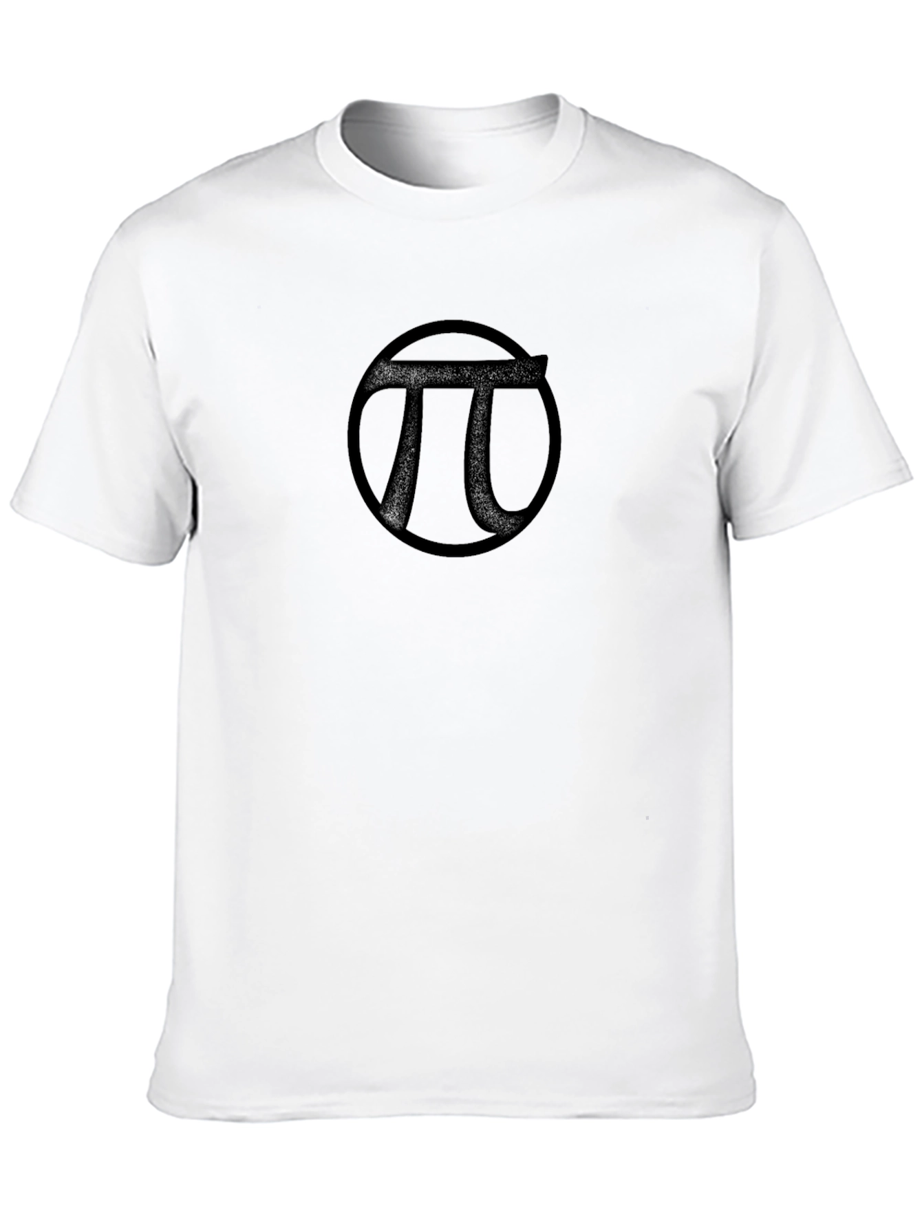 Pi Symbol Black T-Shirt - Stylish Math Tee